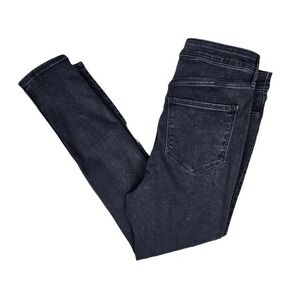 Old Navy Women Faded Black Extra High Rise Rockstar Skinny Jeans Size 14 NWT